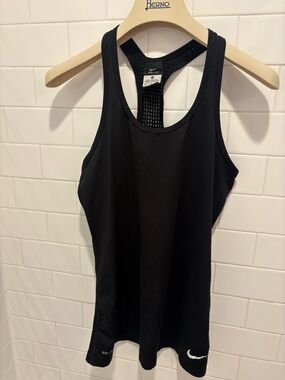 Nike Black Dri-FIT Racerback Tank Top for Women